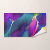 Unfruchtbarkeit und farbige Reliefs, Blau dominier Badhandtuch Set (Handtuch)