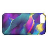 Unfruchtbarkeit und farbige Reliefs, Blau dominier Case-Mate iPhone Hülle (Rückseite (Horizontal))