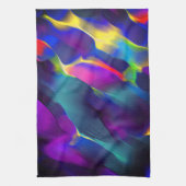 Unfruchtbarkeit und farbige Reliefs, Blau dominier Geschirrtuch (Vertikal)