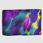 Unfruchtbarkeit und farbige Reliefs, Blau dominier Golfhandtuch (Horizontal)