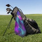 Unfruchtbarkeit und farbige Reliefs, Blau dominier Golfhandtuch (Gras)