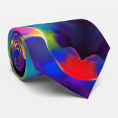 Unfruchtbarkeit und farbige Reliefs, Blau dominier Krawatte (Gerollt)