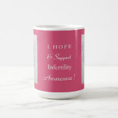 Unfruchtbarkeitsbewusstsein Ribbon Engel Custom Ta Kaffeetasse (Mittel)