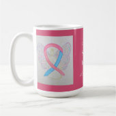 Unfruchtbarkeitsbewusstsein Ribbon Engel Custom Ta Kaffeetasse (Links)