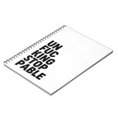 Unfu*kingstopp Notizblock (Linke Seite)