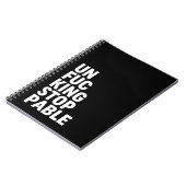 Unfu*kingstopp Notizblock (Linke Seite)