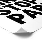 Unfu*kingstopp Poster (Ecke)