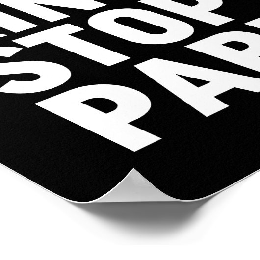 Unfu*kingstopp Poster (Ecke)