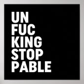Unfu*kingstopp Poster (Vorne)