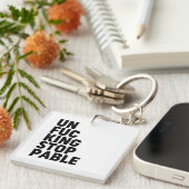 Unfu*kingstopp Schlüsselanhänger (Vorderseite rechts)