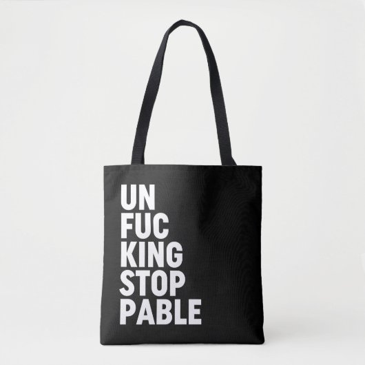 Unfu*kingstopp Tasche (Vorderseite)