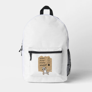 Unfug Katzen Bedruckter Rucksack