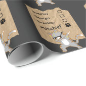 Unfug Katzen Geschenkpapier (Rolleneckpunkt)