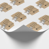 Unfug Katzen Geschenkpapier (Ecke)