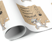 Unfug Katzen Geschenkpapier (Rolleneckpunkt)