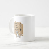 Unfug Katzen Kaffeetasse (Vorderseite Links)