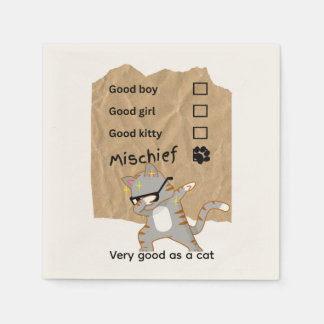 Unfug Katzen Serviette