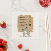 Unfug Katzen Serviette (Beispiel)