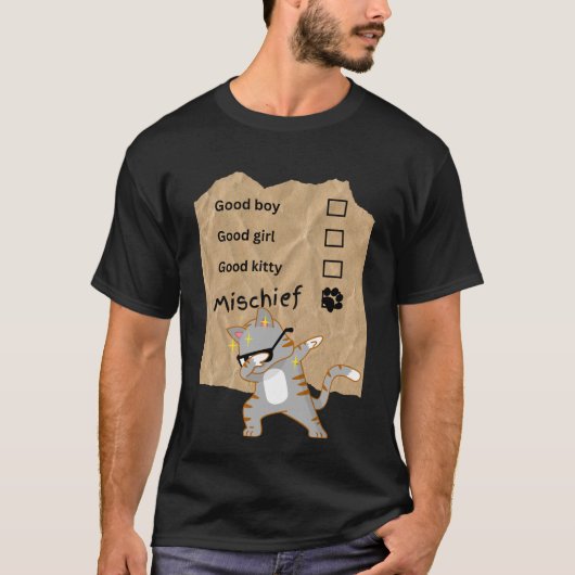 Unfug Katzen T-Shirt (Vorderseite)