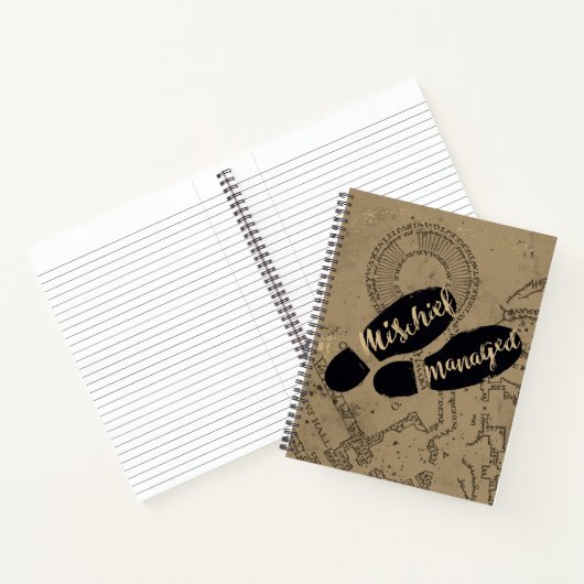 UNFUG MANAGED™ Harry Potters | Karten-Abdrücke Notizblock (Innenseite)