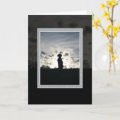 Ungar Vizsla leere Karte 001 (Gelbe Blume)