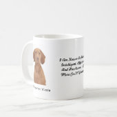 Ungar Vizsla Tasse - mit zwei Bildern und einem (Vorderseite Links)