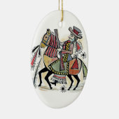 Ungargeächteter Keramikornament (Rechts)