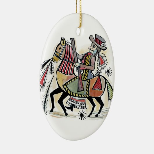 Ungargeächteter Keramikornament (Rechts)