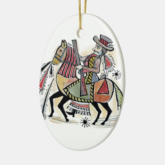 Ungargeächteter Keramikornament (Links)