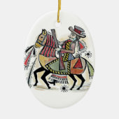 Ungargeächteter Keramikornament (Vorne)