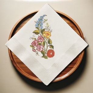 Ungarisch Floral -kalocsai Serviette