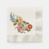 Ungarisch Floral -kalocsai Serviette (Vorderseite)