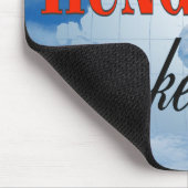 Ungarisch, gesprochen hier bewölkte Erde Mousepad (Ecke)