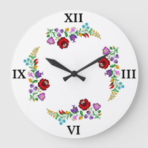 Ungarisch Kalocsa Große Wanduhr