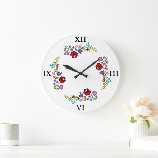Ungarisch Kalocsa Große Wanduhr (Zuhause)