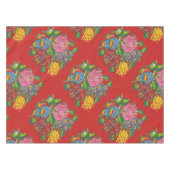 Ungarisch - Kalocsai Blumenmuster in Rot Tischdecke (Vorderseite (Horizontal))