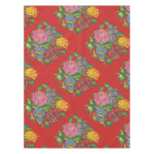 Ungarisch - Kalocsai Blumenmuster in Rot Tischdecke (Vorderseite)