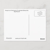 Ungarisch Kalotaszeg Matryoshka Postkarte (Rückseite)