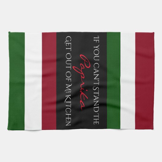 Ungarisch Paprika Geschirrtuch (Horizontal)