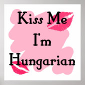 Ungarisch Poster (Vorne)