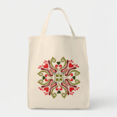 Ungarisch Tulip Floral Motif Tragetasche (Vorne)