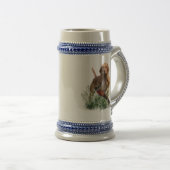 Ungarisch Vizsla Art Bierglas (VorderseiteRechts)