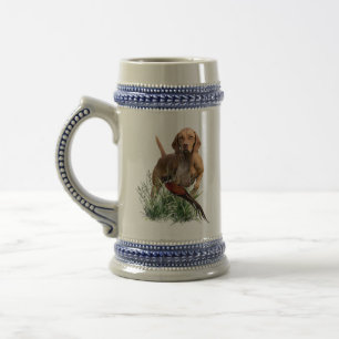 Ungarisch Vizsla Art Bierglas