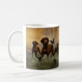 Ungarisch Vizsla Art Kaffeetasse (Links)