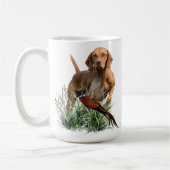 Ungarisch Vizsla Art Kaffeetasse (Links)