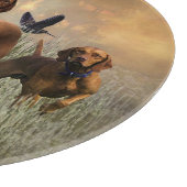 Ungarisch Vizsla Art Schneidebrett (Ecke)