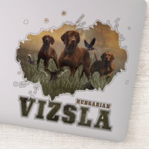 Ungarisch Vizsla Art Sticker