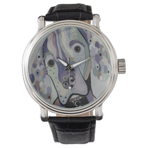 Ungarisch Vizsla Denim Colors Armbanduhr