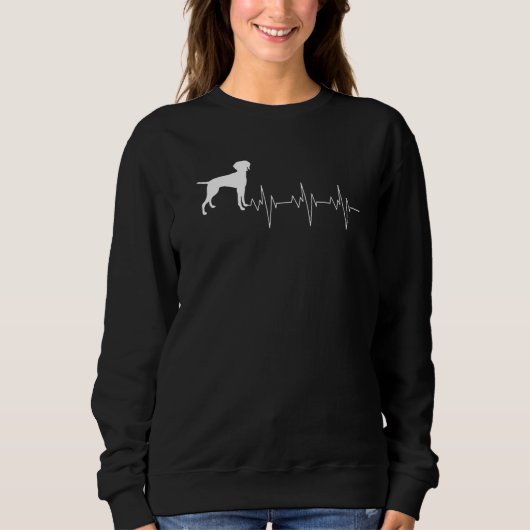 Ungarisch Vizsla Dog Breed Sweatshirt (Vorderseite)