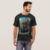 Ungarisch Vizsla Dog Camouflage T-Shirt (Vorne ganz)